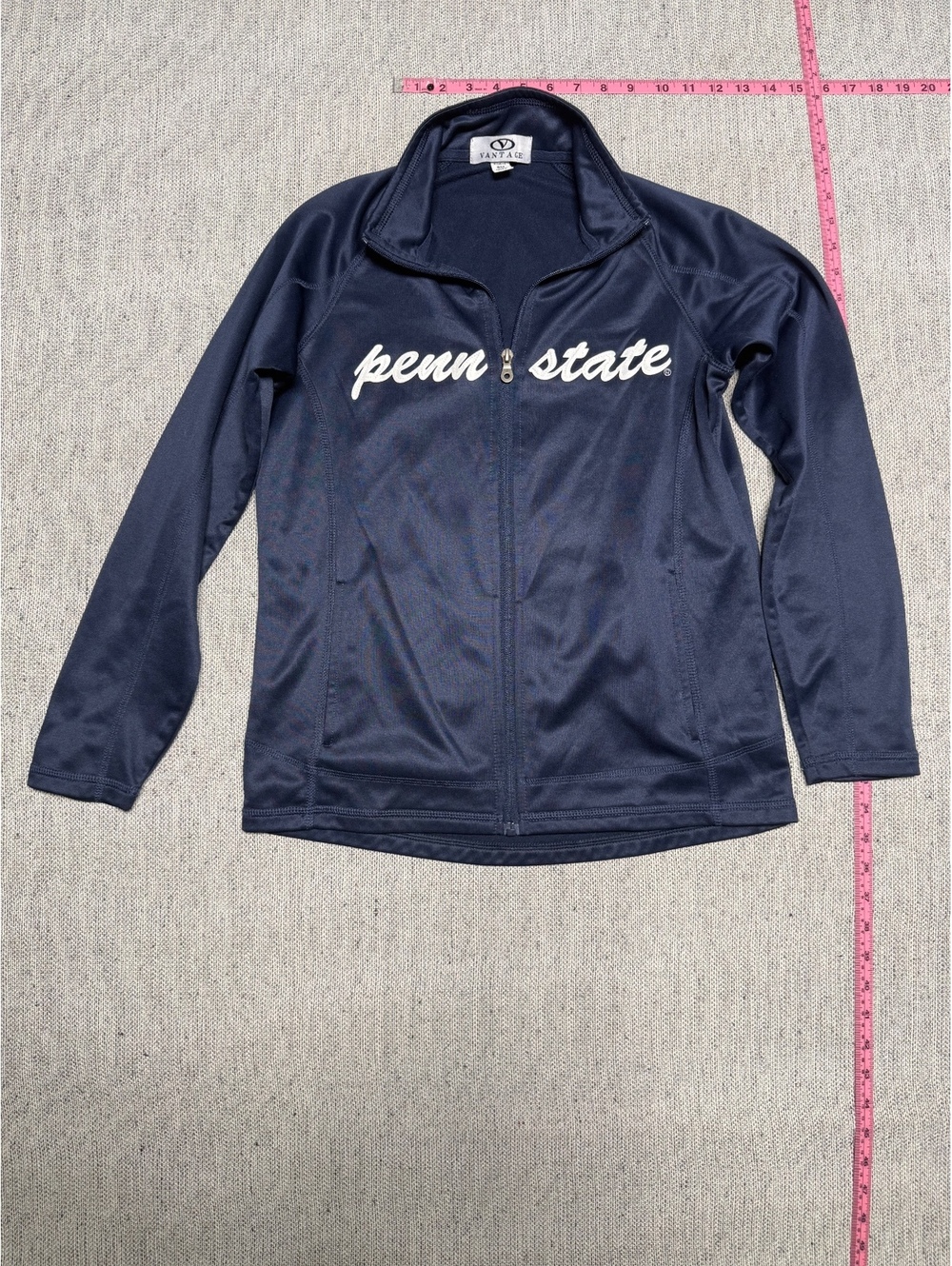 Vantage Women's Penn State Navy Blue Full-Zip Jacket Size SM